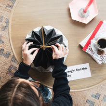 MONOCHROME ORIGAMI CLOCK